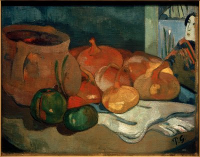 Soğan ile natürmort by Paul Gauguin