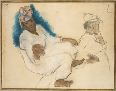 Martinik kadınlarının incelenmesi, c.1887 by Paul Gauguin
