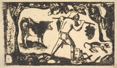 Tahiti Taşıyan Muz, 1898-99. by Paul Gauguin