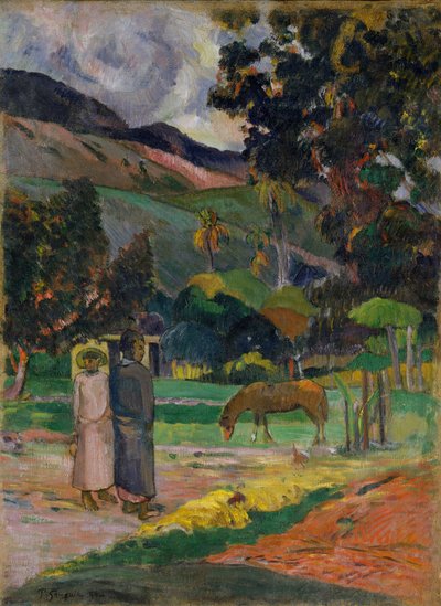 Tahiti Manzarası by Paul Gauguin