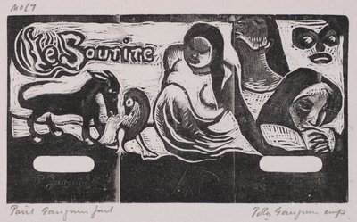 Tahiti Serisi: Gülümseme. by Paul Gauguin