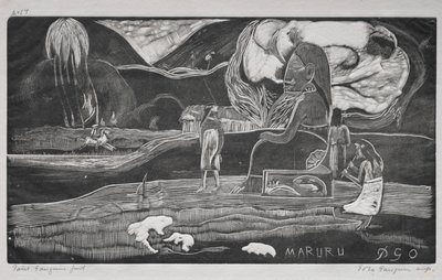 Tahiti Serisi: İbadet by Paul Gauguin