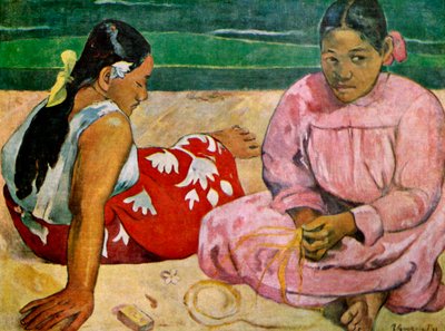 Sahilde Tahitili Kadınlar, 1891 1939. by Paul Gauguin