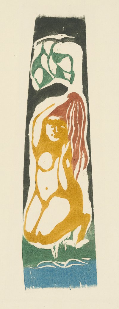 Tahitili kadın, 1900 dolayları by Paul Gauguin