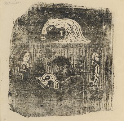 Te Atua The Gods Small Plate [verso], 1895