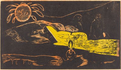 Te Po (Uzun Gece) by Paul Gauguin