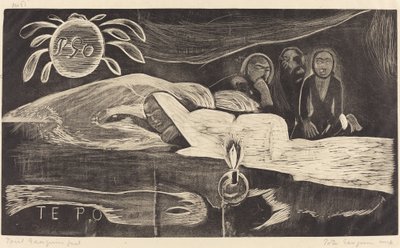 Te Po (Uzun Gece) by Paul Gauguin