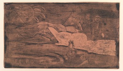 Te Po, 1893-yat. by Paul Gauguin