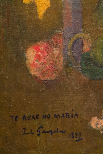 Te avae no Maria by Paul Gauguin