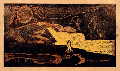 sen Noa Noa Dizisinden Büyük Gece, 1893-1894 by Paul Gauguin