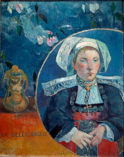 Güzel Angele (Tuval üzerine yağlı boya by Paul Gauguin