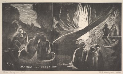Şeytan Konuşuyor, 1893-94. by Paul Gauguin