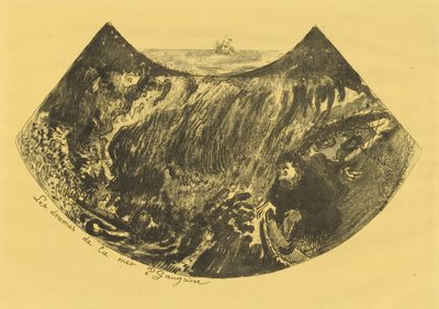 Denizin Dramaları (Girdaba İniş) by Paul Gauguin