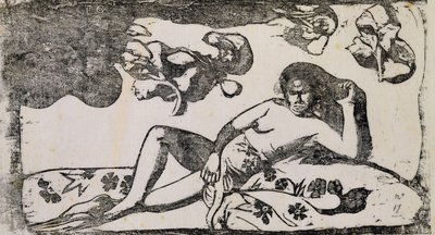 Kralın Karısı by Paul Gauguin