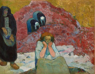 Şarap Hasadı, İnsan Sefalet, 1888. by Paul Gauguin