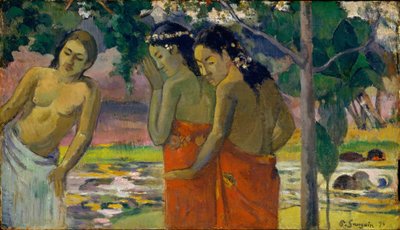 Üç Tahitili Kadın, 1896 by Paul Gauguin