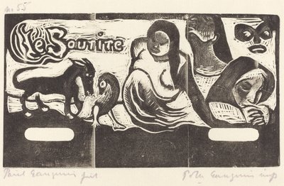 "Gülümseme" için Başlık Sayfası by Paul Gauguin