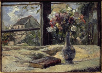 Çiçekler Vazo - Paul Gauguin (1848-1903) tarafından tablo, tuval üzerine yağlıboya by Paul Gauguin