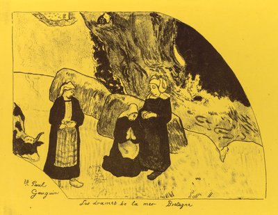 Volpini Süiti: Denizin Dramaları: Brittany by Paul Gauguin