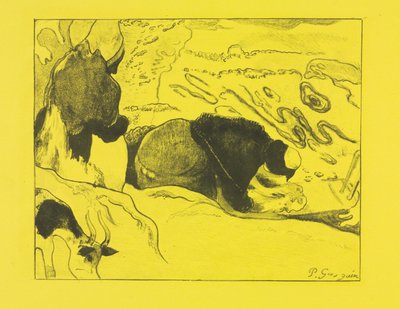 Volpini Suite: Çamaşırhaneler (Çamaşırlar) by Paul Gauguin