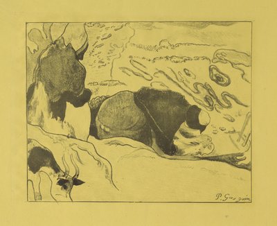 Çamaşırcı Kadınlar, 1889 by Paul Gauguin