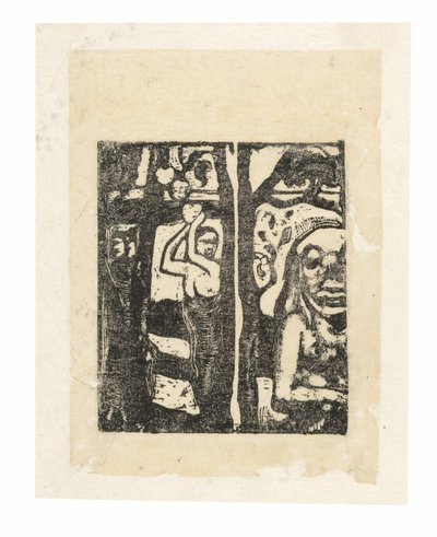 Meyve ve Oviri Toplayan Kadın by Paul Gauguin