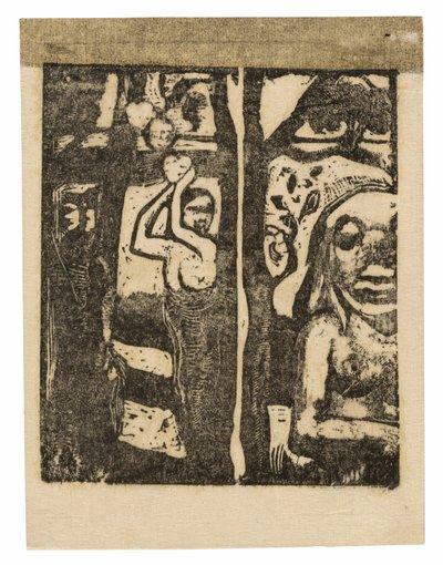 Meyve ve Oviri Toplayan Kadın by Paul Gauguin
