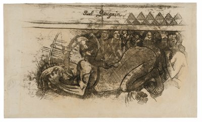 kedili kadın by Paul Gauguin