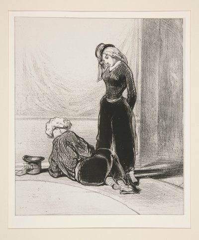(VE DEBARDLAR.) by Paul Gavarni
