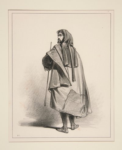- 1300. PARİS Tüccarı. by Paul Gavarni