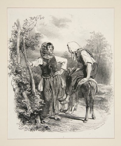 Doktorlarla Aşağı by Paul Gavarni