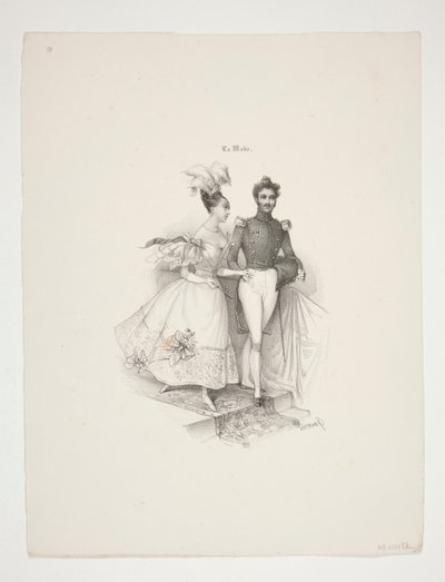 BAL DE L by Paul Gavarni