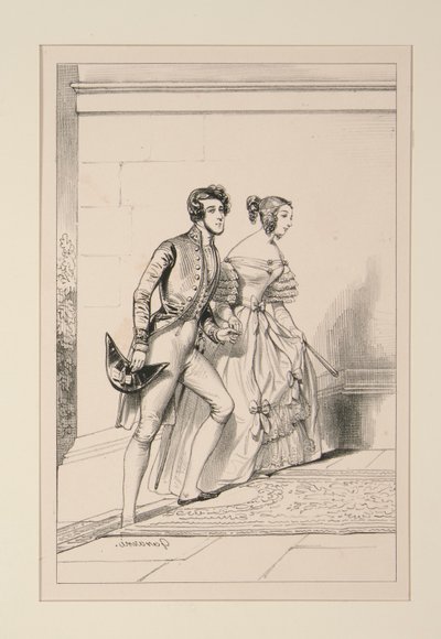 MAHKEME KOSTÜM 1837 by Paul Gavarni