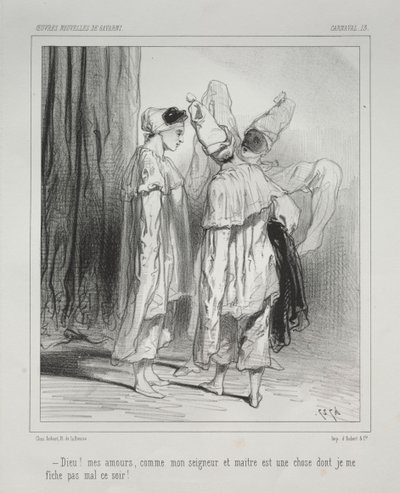 Karnaval. by Paul Gavarni