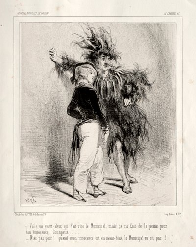 Karnaval. by Paul Gavarni