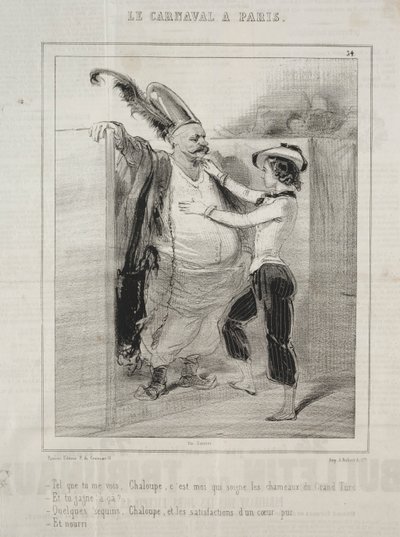 Karnaval, 1841-1843. by Paul Gavarni