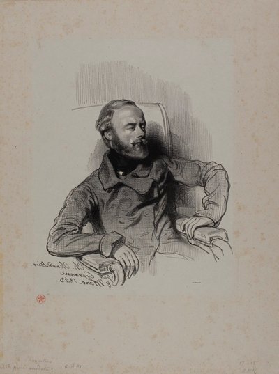 Charles Avize by Paul Gavarni