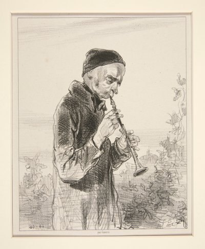 Klarnet. by Paul Gavarni