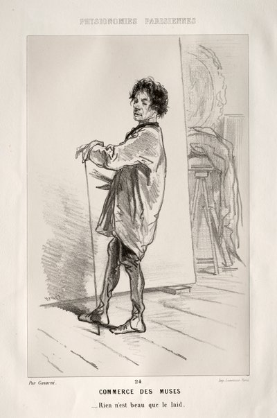Muses Ticareti by Paul Gavarni