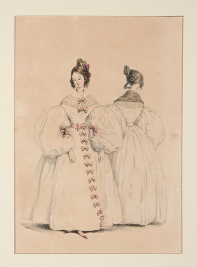 AKŞAM. Müslin ve gazlı bez-florence elbiseler, by Paul Gavarni