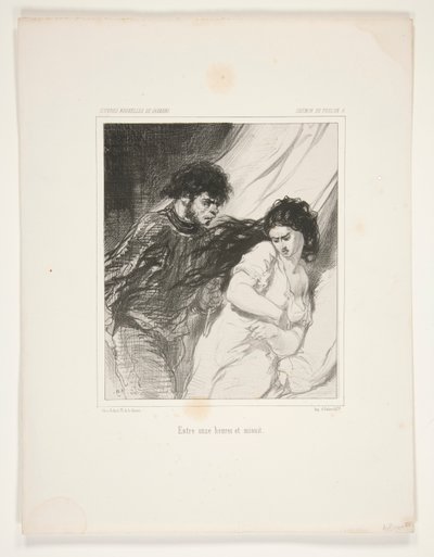 Saat on bir ile gece yarısı arasında. by Paul Gavarni
