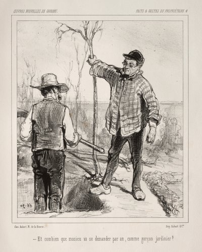 Mal Sahibinin İşlemleri ve İşlemleri by Paul Gavarni