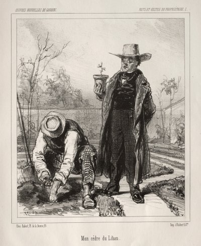Mal Sahibinin İşlemleri ve İşlemleri by Paul Gavarni