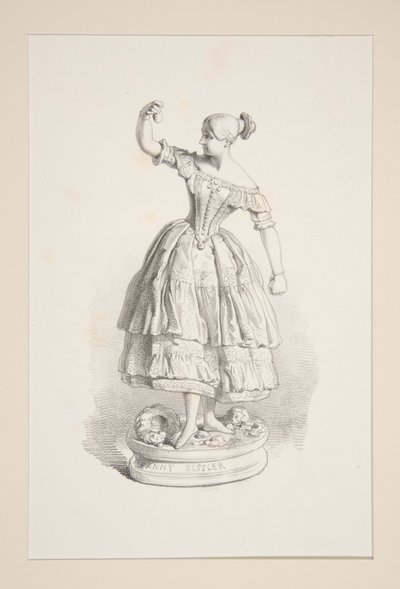 Fanny Elssler. by Paul Gavarni