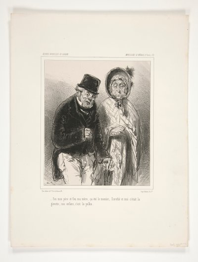 Geç babam ve geç annem, c by Paul Gavarni