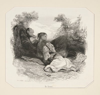 çiçekleri by Paul Gavarni