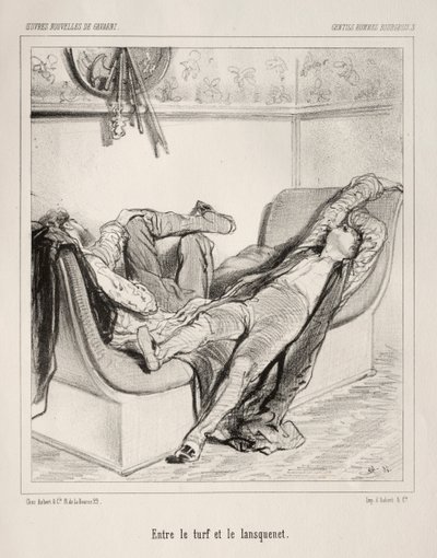 Nazik Burjuva Adamlar. by Paul Gavarni