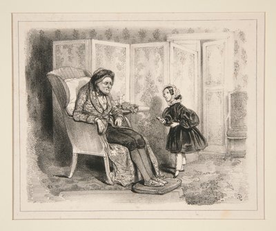 Büyük Baba Dört. by Paul Gavarni