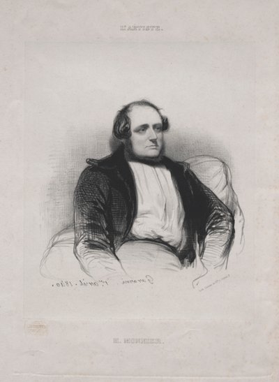 Henry (Bonaventure) Monnier by Paul Gavarni