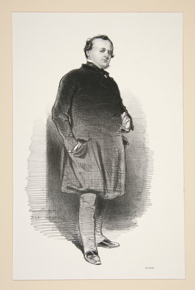 Henry Monnier by Paul Gavarni